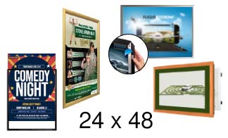 24 x 48 Poster Frame | All Styles of Poster Picture Frames 24x48