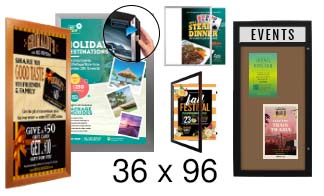 36 x 96 Poster Frame | All Styles of Poster Picture Frames 36x96