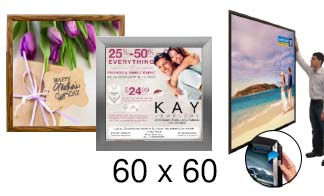 60 x 60 Poster Frame | All Styles of Poster Picture Frames 60x60