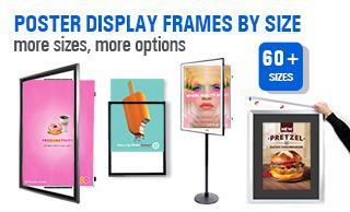 Movie Poster Frames 40x60 with Classic Picture Frame for Posters in Five  Metal Finishes