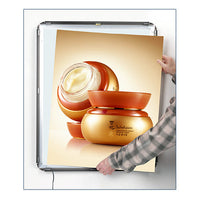 Wall Mount, Front Loading 18x24 LED Poster Snap Frames | Quick Change Aluminum Snap Frame by Flipping Up Each Frame Side for Easy Access