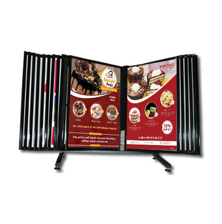 Table Top Photo Multi-Panel Flip Displays  | 3 Panel Sizes with 30 Swing Pages
