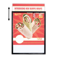 Beveled Style Metal Top/Side Load Poster Sign Frames | Narrow Frame in 30+ Sizes and Custom Sizes