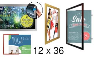 12 x 36 Poster Frame | All Styles of Poster Picture Frames 12x36
