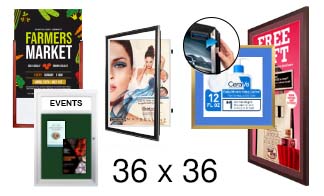 36 x 36 Poster Frame | All Styles of Poster Picture Frames 36x36