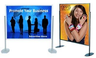 Large Format Portable Poster Stand Displays