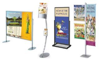 Super Large Format 48x72 Poster Stand Display 2-Sided Sign Holder –  Displays4Sale