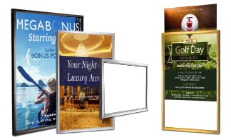 Upscale Restaurants and Hospitality Wall Poster Displays