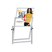 TOP LOADING SIGN FRAME ACCEPTS POSTERS 22x28