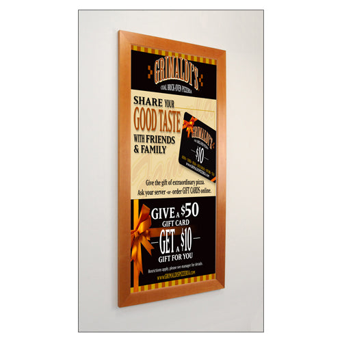 12 x 18 Wood Picture Poster Display Frames (Wide Wood)