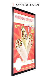 Quick Change Poster Frames 18x18 with 7/8" Wide Frame Slide-In Design