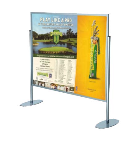 Super Large Format 48x72 Poster Stand Display 2-Sided Sign Holder ...