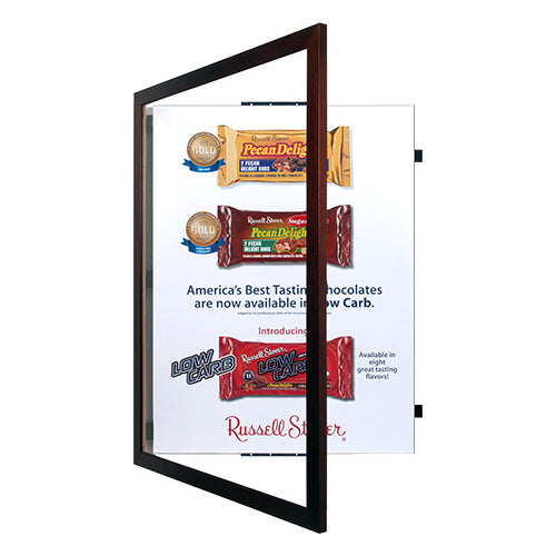 SWING-OPEN & SWING CLOSE FOR EASY 24x48 POSTER FRAME CHANGES