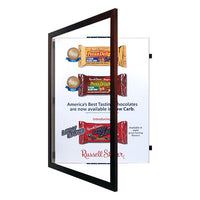 SWING-OPEN & SWING CLOSE FOR EASY 24x84 POSTER FRAME CHANGES