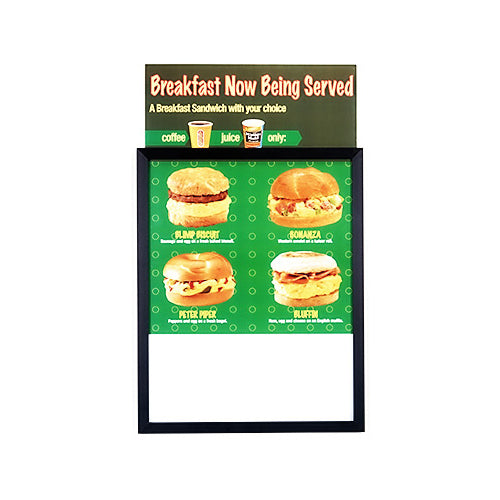 TOP LOADING SIGN FRAME 24 x 24