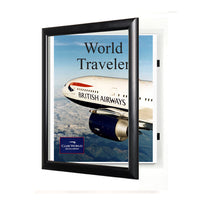SwingFrame, Patented, Swing Open, Fast Change Super Wide Face Metal Frame Profile for 36 x 48 Poster Frames