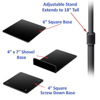 3 DIFFERENT BASE STYLES TO CHOOSE FROM