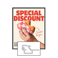 MINI 16x20 Poster Snap Frames (.60" Wide Frame Profile)