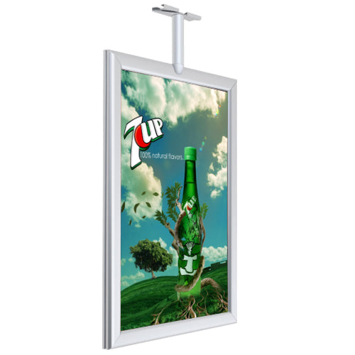 8 1/2" x 11" CEILING MOUNT POSTER DISPLAY SIGN - WITH ANCHOR