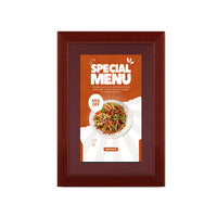 Wood 362 Poster Display SwingFrames 14x22 with Matboard