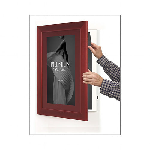 SwingFrame #362 Wood 10 x 12 Poster Frame w Matboard | Swing Open Quick ...