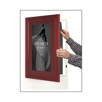 Wood 362 Poster Display SwingFrames 10x12 with Matboard