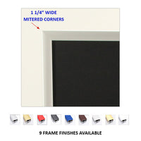 A-FRAME SIGN HOLDER HAS 17 x 22 SECURITY SIGN FRAMES with MITERED CORNERS
