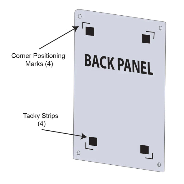 18x30 Back Panel with Mounting Tape