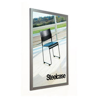 24x36 Poster Frame | SwingFrame Carbon Steel Poster Display Frame