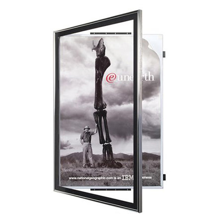2-Sided Window Display Black 8.5x11 Snap Frame 1 Wide Sign Frame –  Displays4Sale
