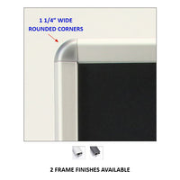 DOUBLE POLE POSTER STAND HAS 11 x 14 SIGN FRAME with RADIUS CORNERS