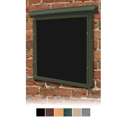 41x42 Wall Outdoor Cork Bulletin Board Info Center is available in 6 Plastic Lumber Finishes