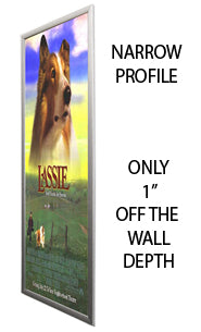 8.5 x 11 Snap Open Snap Frame Sign Holder for 1/2" Thick Mounted Graphics
