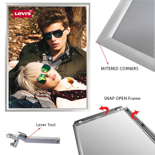 Euro Security 22x28 Snap Frame | 1
