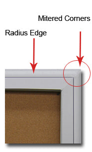 Extra Large Indoor Enclosed Poster Swing Cases (Radius Edge)
