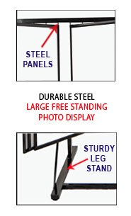 Free-Standing Swing Panel Photo Art Displays (Large-Format)