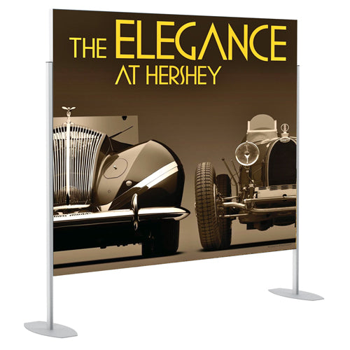 60 x 84 SEG Frame comes with 72" High Upright Posts | Tension Fabric Displays come Double Sided as well as in Portrait or Landscape Orientation