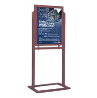 22x28 Weather Warrior Outdoor Sign Holder | 2-Sided Weatherproof Heavy Duty Poster Stand