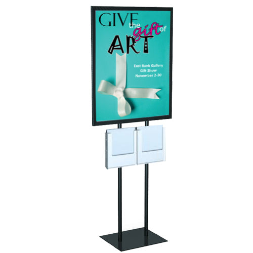 Extra Strong 22x28 Portable Poster Display Holder, Sign Stand with 16  Round Base | One or 2-Sided Viewing