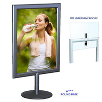 Light Weight Table Top Poster Display - 4" Height to Display