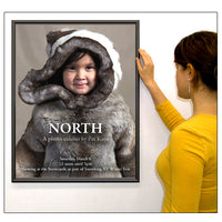 10 x 12 POSTER DISPLAYS WITH .060 WIDE FRAME PROFILE (SHOWN in BLACK)