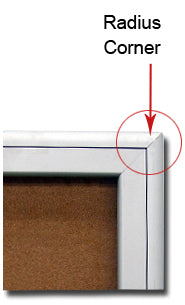 Indoor Enclosed Poster Display Cases w Radius Edge - 15 Sizes + Custom ...