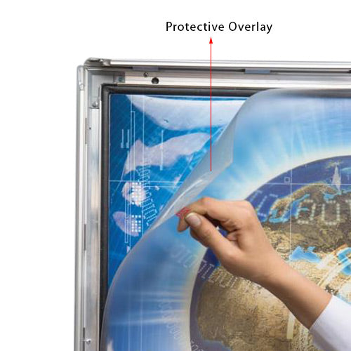 LED Illuminated Outdoor 30x40 Light Box with Lockable Snap Open Frame ...