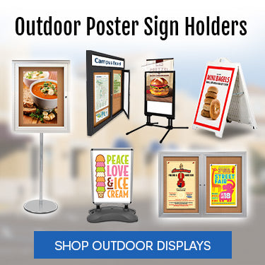 36x48 Poster Frame  SwingFrame Swing Open Classic Poster Display –  Displays4Sale