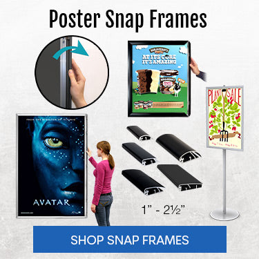 Classic Style Movie Poster Frames 24x30 with Mat Board - Metal Picture  Frame – Displays4Sale
