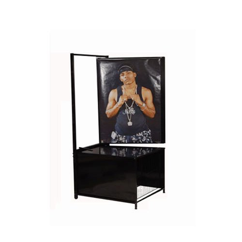 Poster Display Rack with Poster Bin Storage (20 Panels)