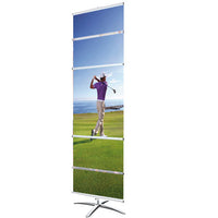 BANNER STAND WITH PRESTO BASE (SHOWN in SILVER)