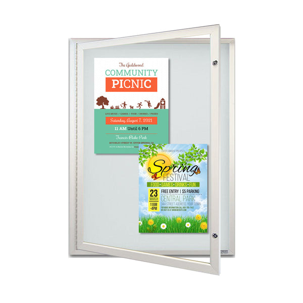 EXTREME WeatherPLUS™ Outdoor Enclosed Poster Cases | Single Locking Door SwingCase | 15+ Sizes