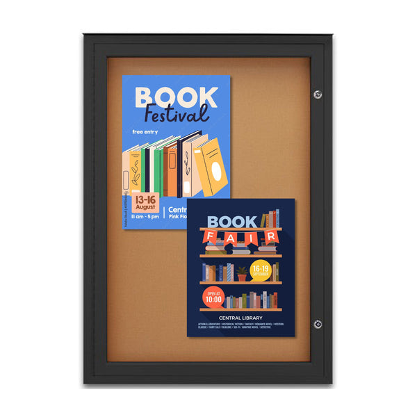 EXTREME WeatherPLUS™ Outdoor Enclosed Poster Cases | Single Locking Door SwingCase | 15+ Sizes