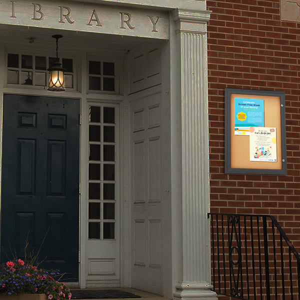 EXTREME WeatherPLUS™ Outdoor Enclosed Poster Cases with LED LIGHTS | Perfect for Outdoor Spaces